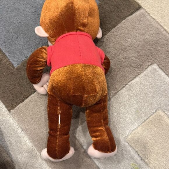 Curious George Toy - Brown and Red - Picture 4 of 5